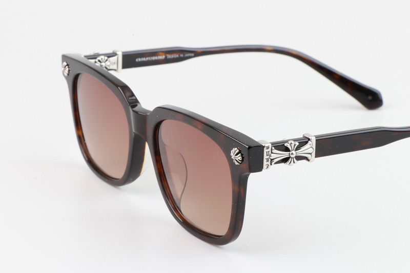 Cox Ucker Sunglasses Tortoise Silver Gradient Brown