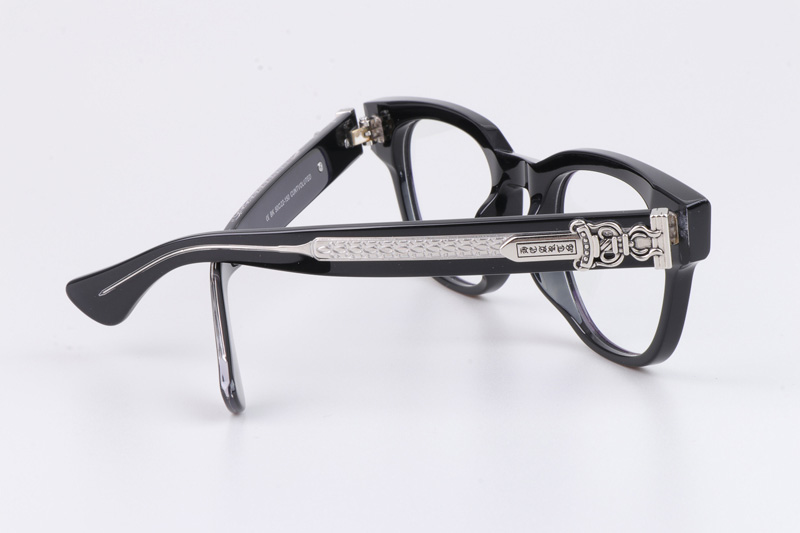 Cuntvoluted Eyeglasses Black Silver