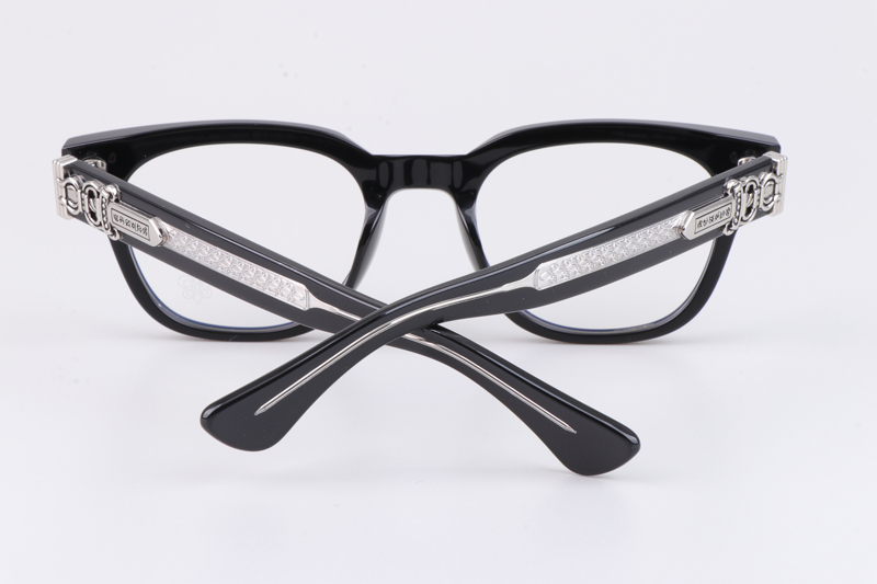 Cuntvoluted Eyeglasses Black Silver