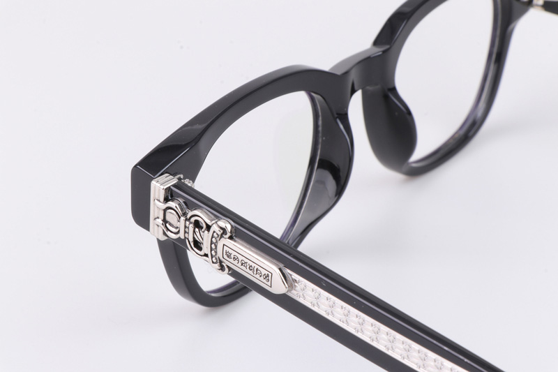 Cuntvoluted Eyeglasses Black Silver