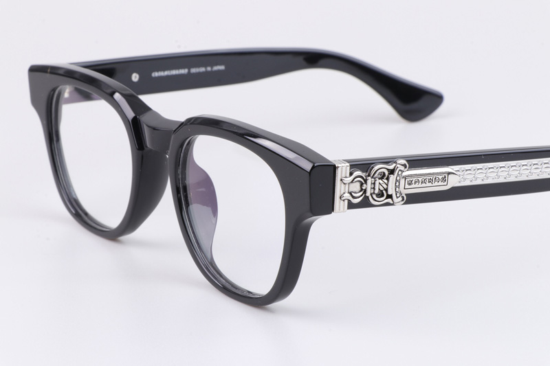 Cuntvoluted Eyeglasses Black Silver