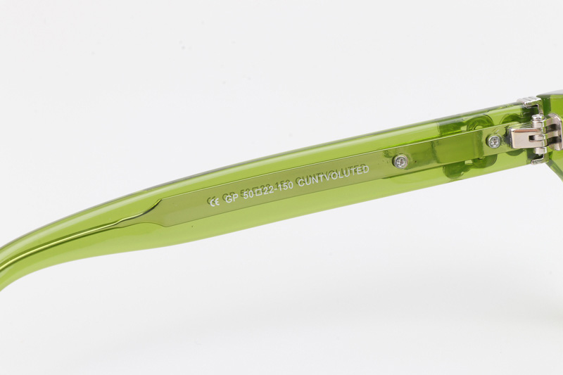 Cuntvoluted Eyeglasses Green