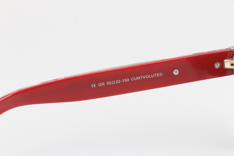 Cuntvoluted Eyeglasses Red