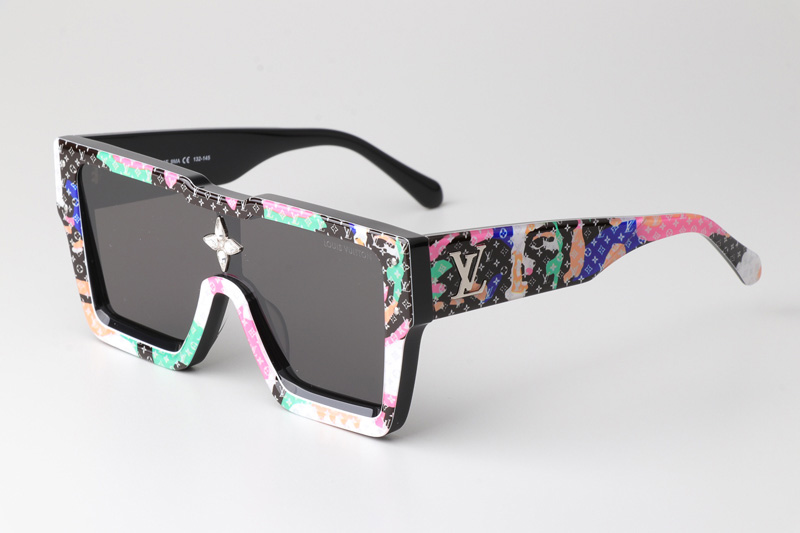 Cyclone Z2031E Sunglasses Floral Black Gray