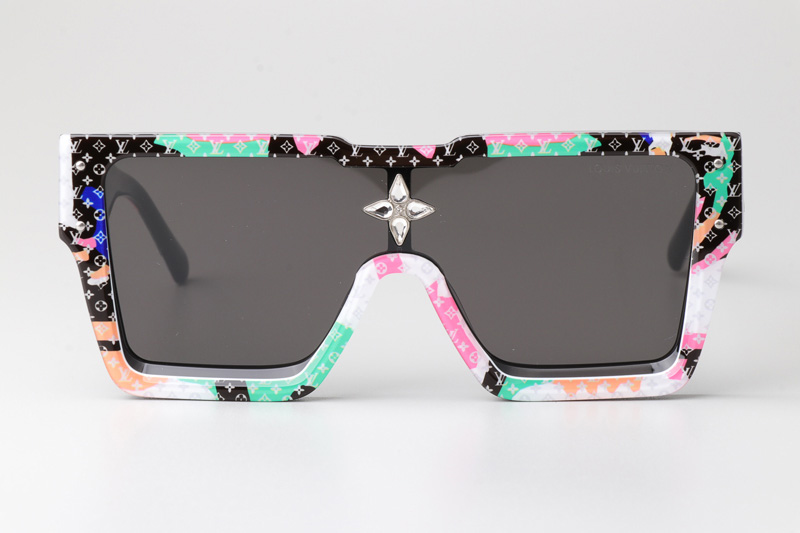 Cyclone Z2031E Sunglasses Floral Black Gray