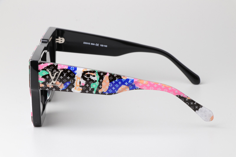 Cyclone Z2031E Sunglasses Floral Black Gray