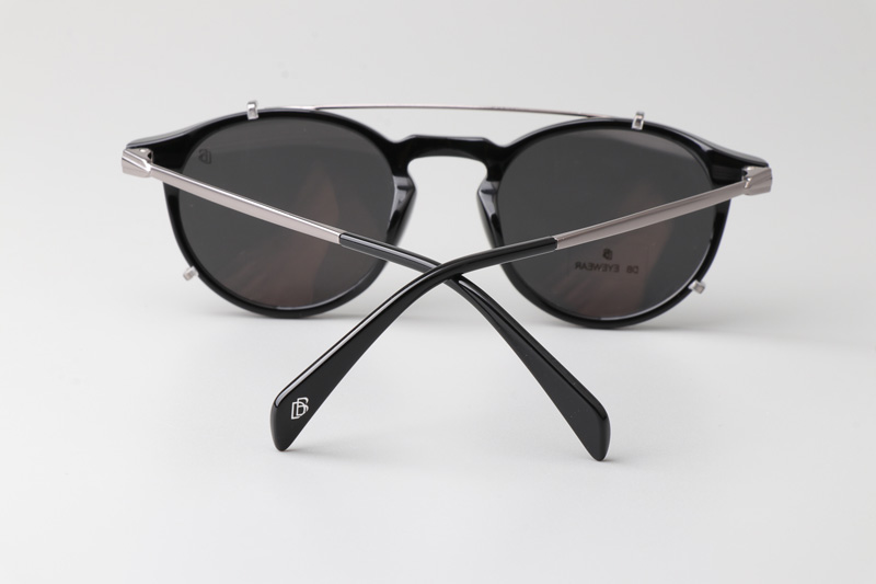 DB1003GCS Sunglasses Black Silver Gray