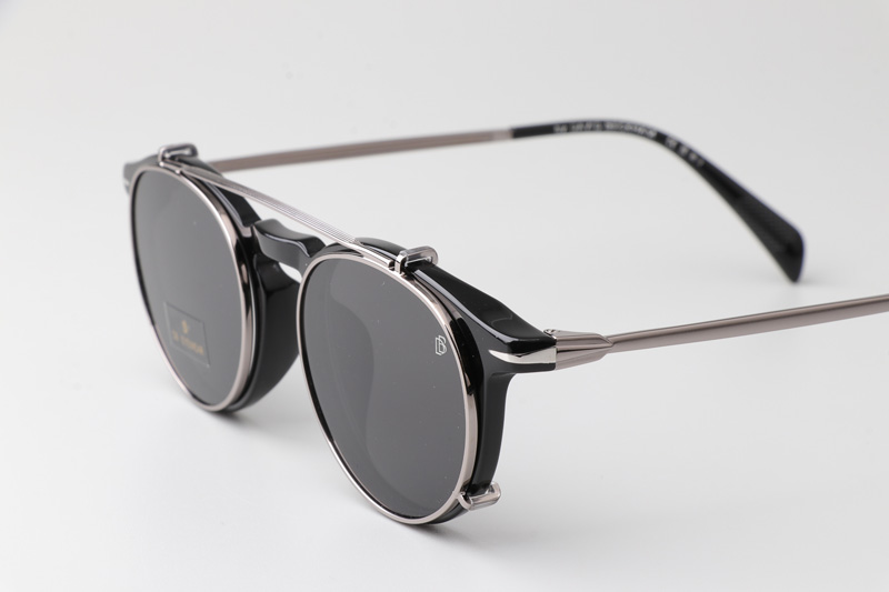 DB1003GCS Sunglasses Black Silver Gray