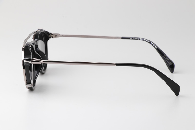 DB1003GCS Sunglasses Black Silver Gray