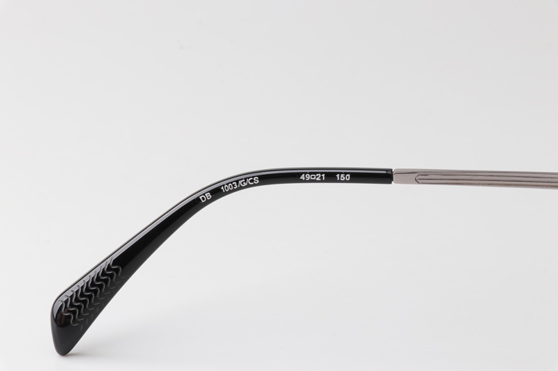 DB1003GCS Sunglasses Black Silver Gray