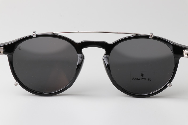 DB1003GCS Sunglasses Black Silver Gray