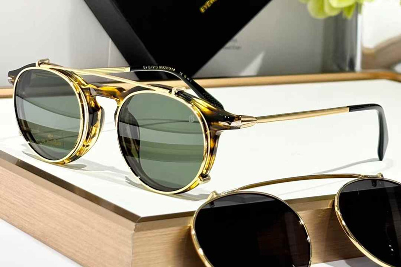 DB1003GCS Sunglasses Light Tortoise Gold Green