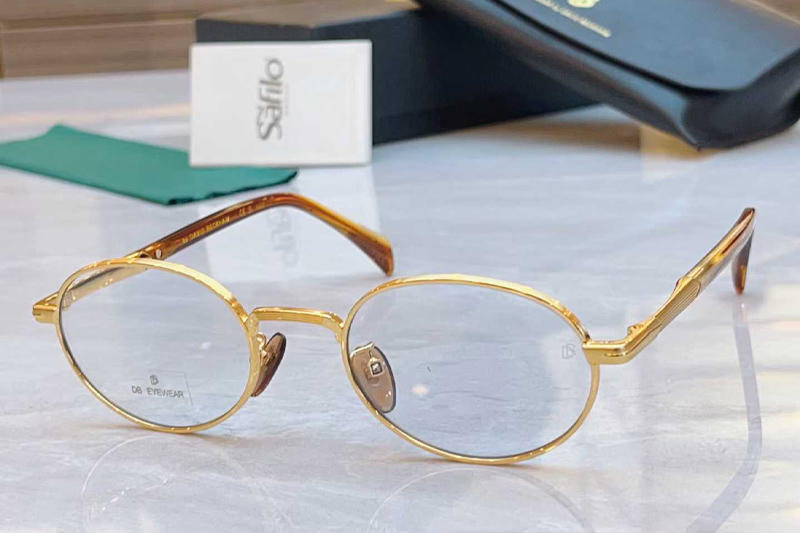 DB1096S Eyeglasses Gold Tortoise