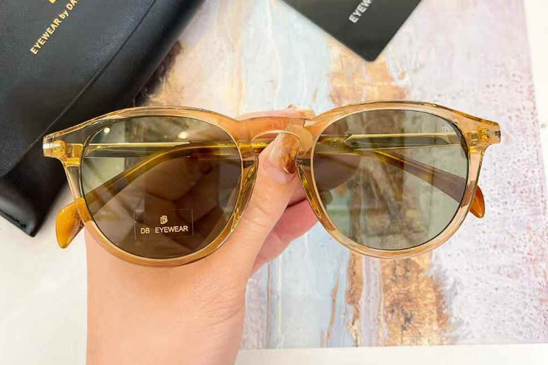 DB1114S Sunglasses Brown Light Green