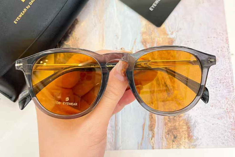 DB1114S Sunglasses Gray Yellow