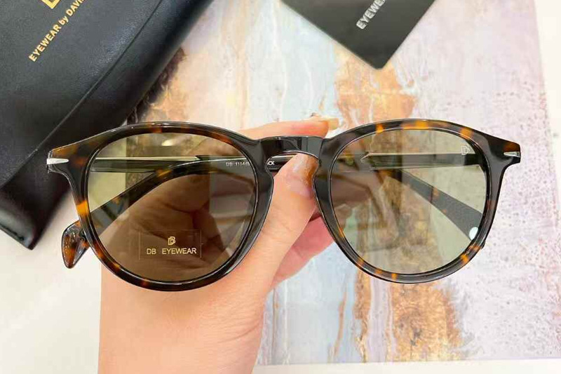 DB1114S Sunglasses Tortoise Light Green