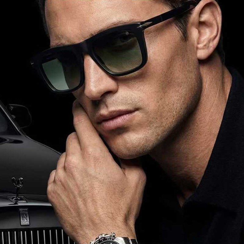 DB7000S Sunglasses Black Gradient Green