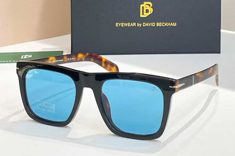 DB7000S Sunglasses Black Tortoise Blue