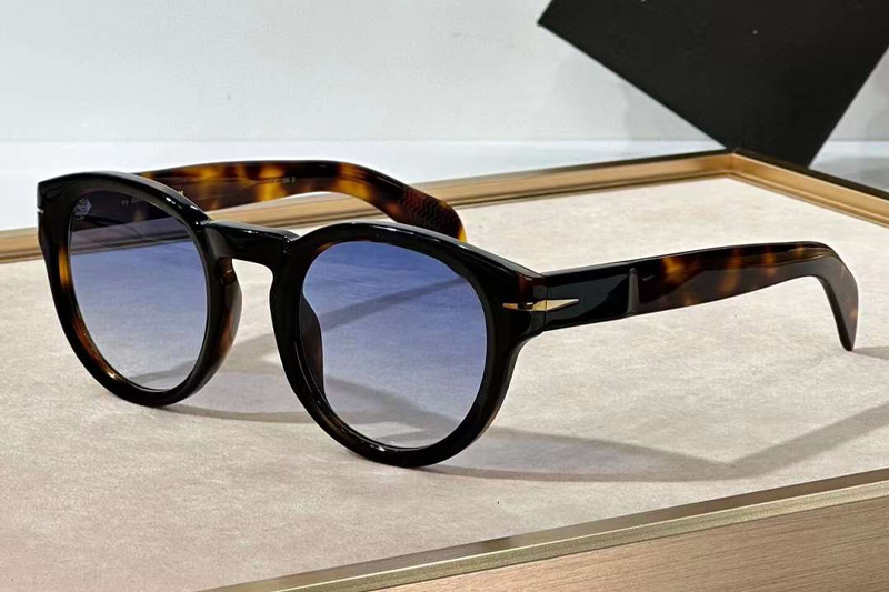 DB7041S Sunglasses Tortoise Gradient Blue