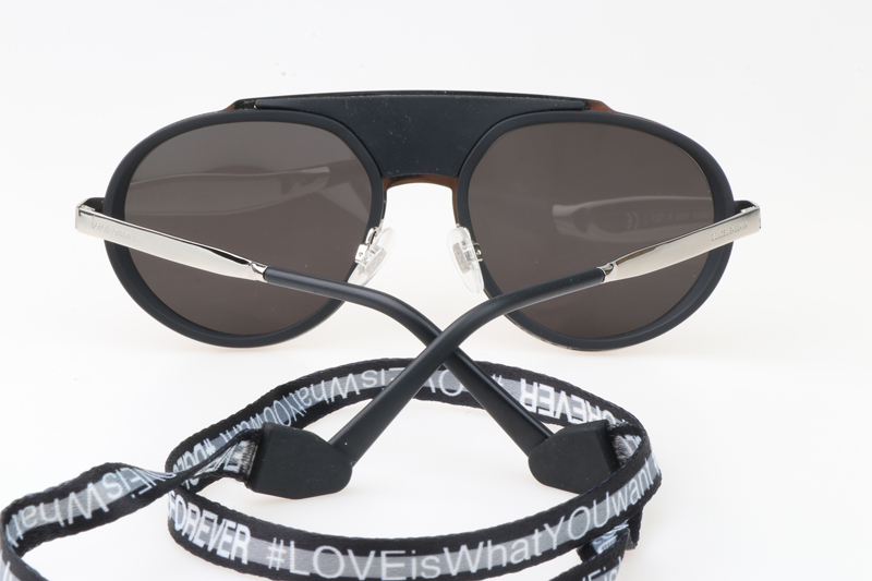 DG2210 Sunglasses In Black Gold Gradient Grey