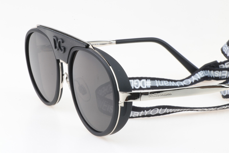 DG2210 Sunglasses In Black Gold Gradient Grey