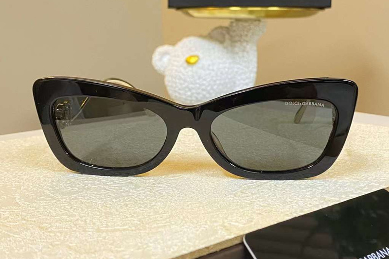 DG4467B Sunglasses Black Silver Gray