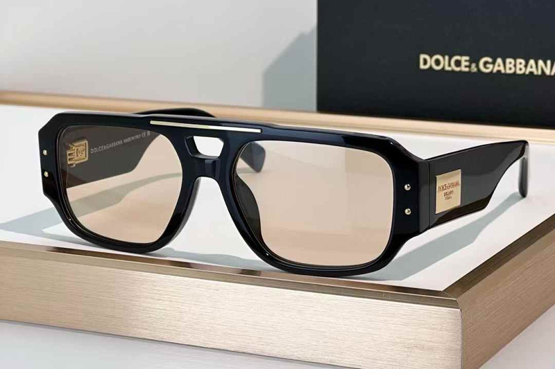 DG4482 Sunglasses Black Gold Brown