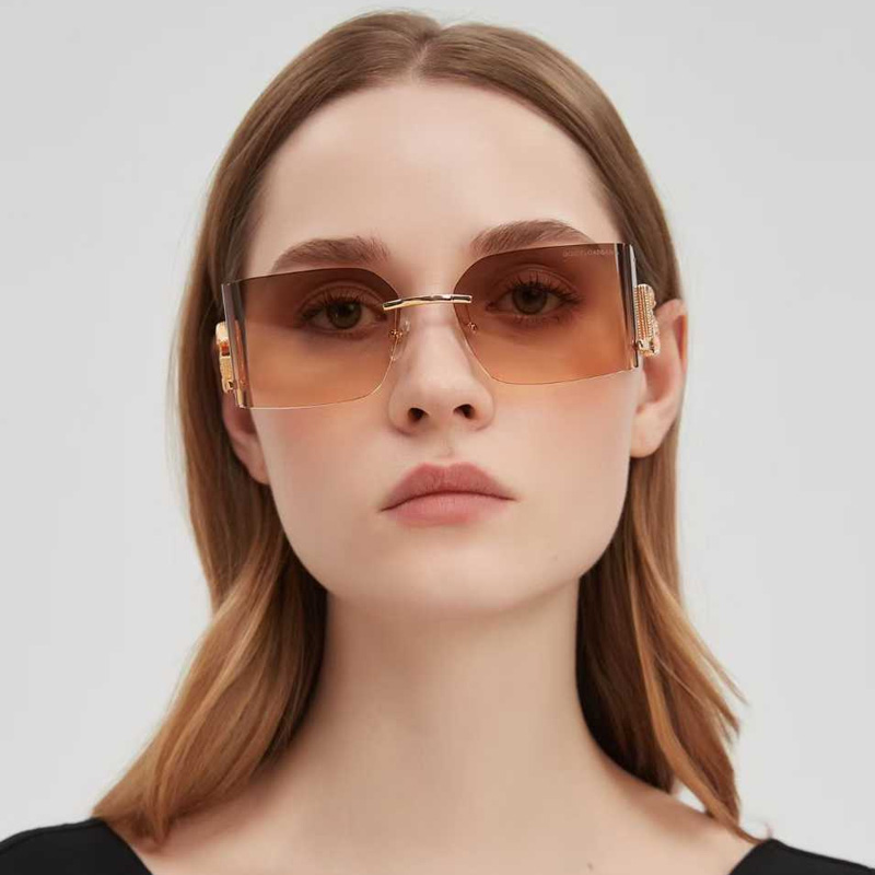 DG4499 Sunglasses Gold Light Brown