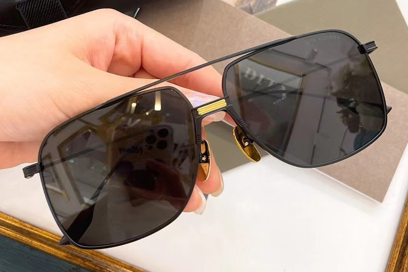 DTS100 Sunglasses In Black Gold Grey