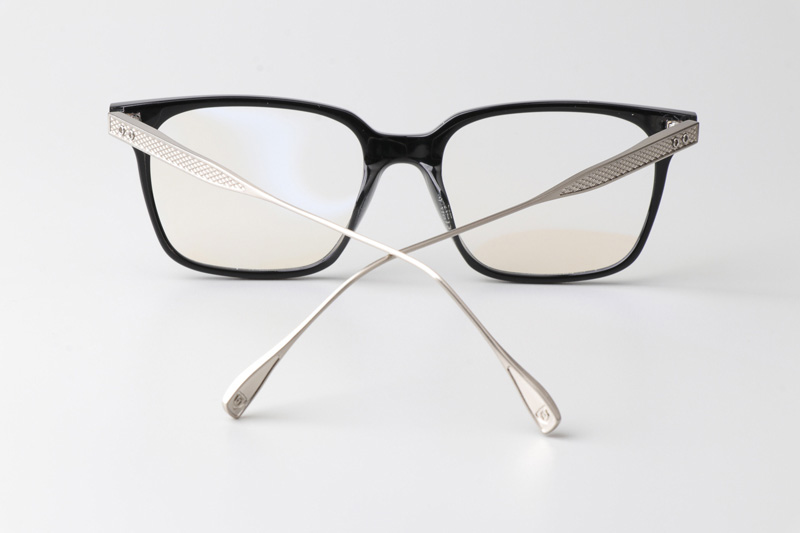 DTX506 Eyeglasses Black Silver