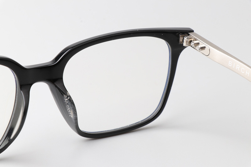 DTX506 Eyeglasses Black Silver