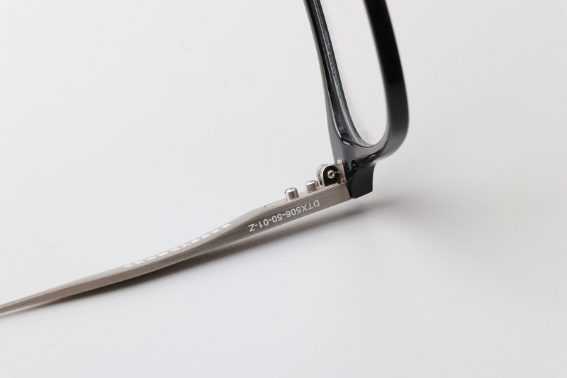 DTX506 Eyeglasses Black Silver