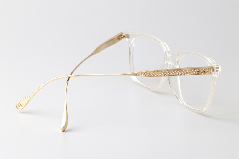 DTX506 Eyeglasses Clear Gold
