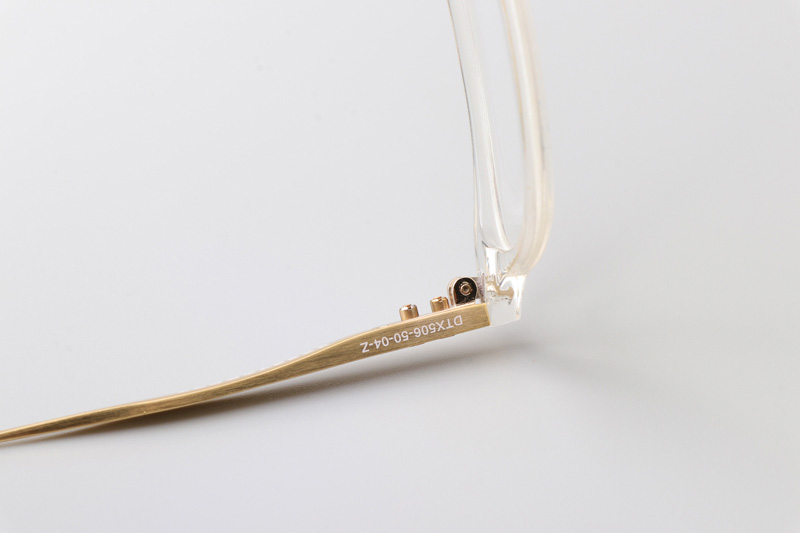 DTX506 Eyeglasses Clear Gold