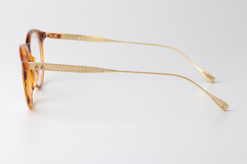 DTX507 Eyeglasses Light Tortoise Gold