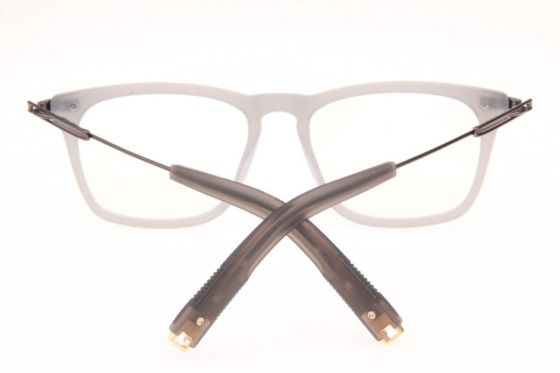 DT DLX403 Eyeglasses In White Gunmetal