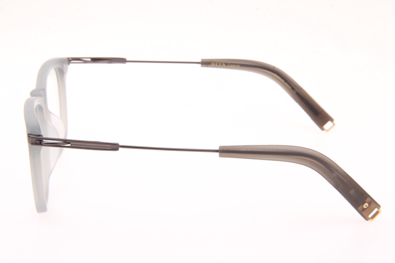 DT DLX403 Eyeglasses In White Gunmetal