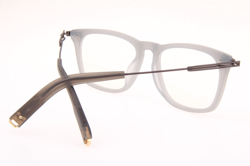 DT DLX403 Eyeglasses In White Gunmetal