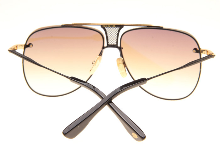 DT Decade Two Sunglasses In Black Gold Gradient Brown