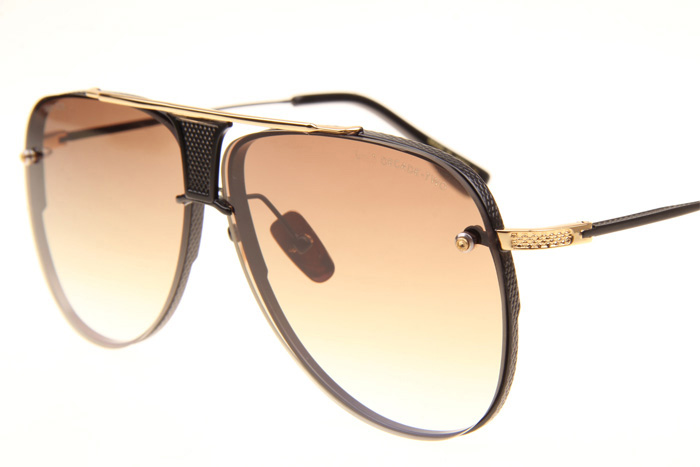 DT Decade Two Sunglasses In Black Gold Gradient Brown