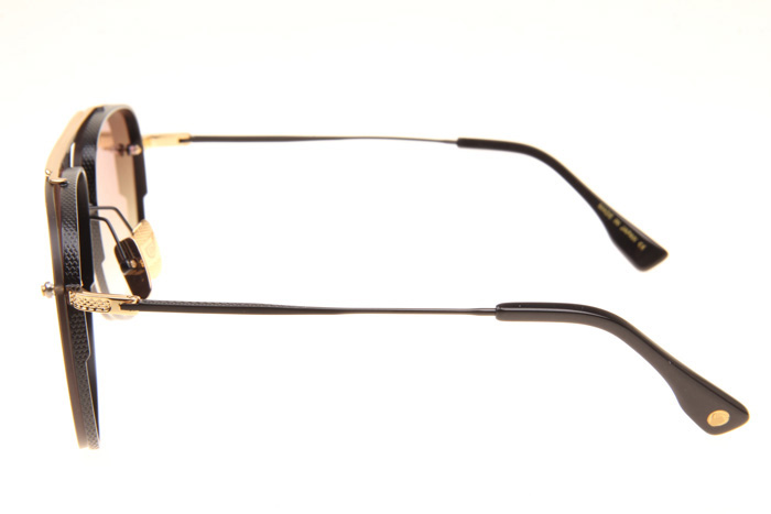 DT Decade Two Sunglasses In Black Gold Gradient Brown