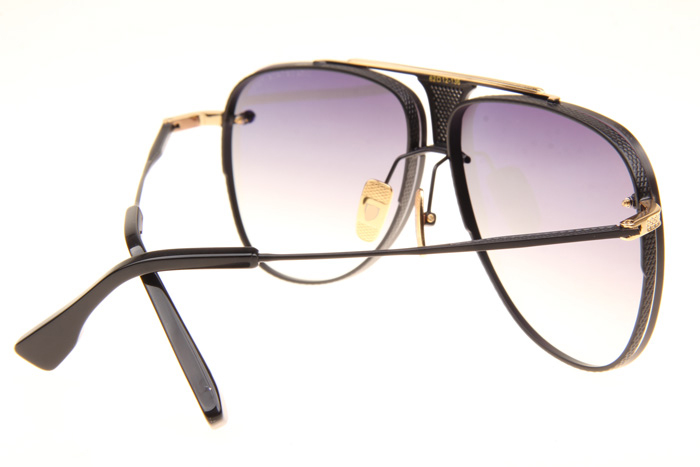 DT Decade Two Sunglasses In Black Gold Gradient Grey