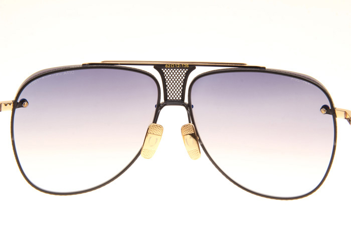 DT Decade Two Sunglasses In Black Gold Gradient Grey