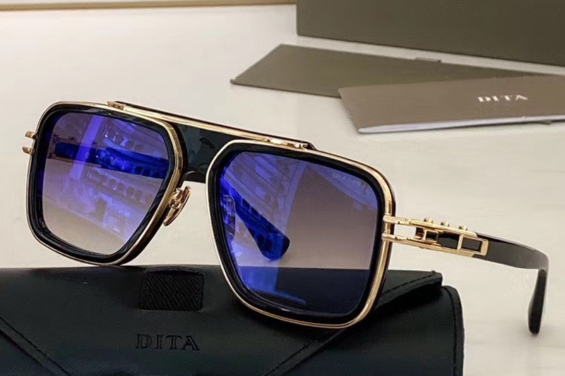 DT GRAND-LXN-EVO Sunglasses In Black Gold Gradient Grey