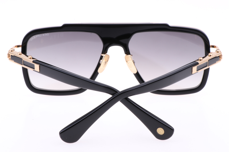 DT GRAND-LXN-EVO Sunglasses In Black Gold Mirror