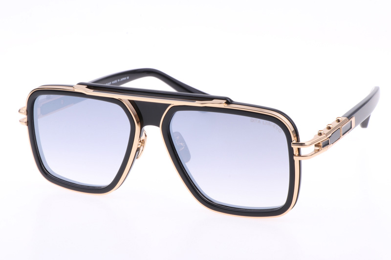 DT GRAND-LXN-EVO Sunglasses In Black Gold Mirror