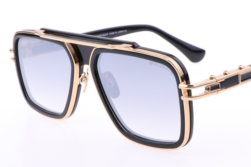 DT GRAND-LXN-EVO Sunglasses In Black Gold Mirror