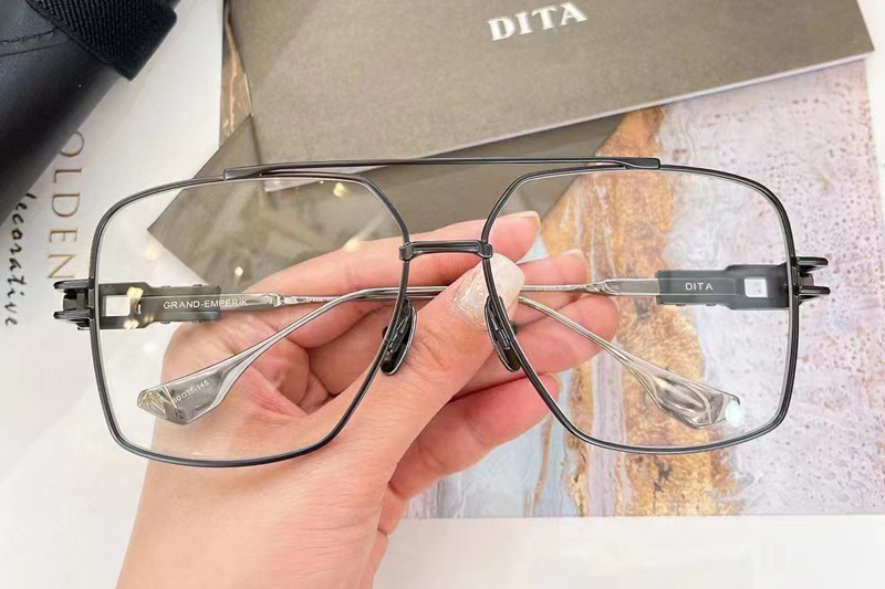 DT GRAND EMPERIK DTS159 Eyeglasses In Black Silver