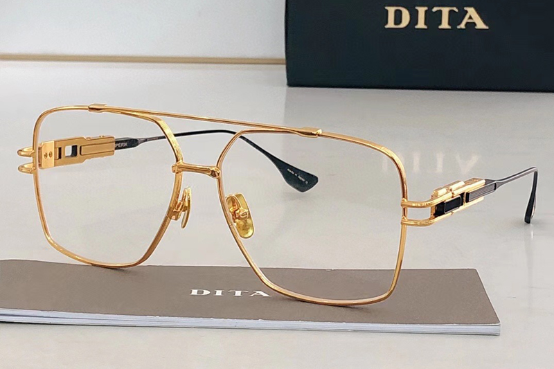 DT GRAND EMPERIK DTS159 Eyeglasses In Gold Black