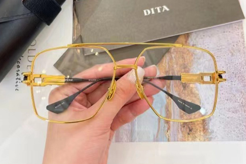 DT GRAND EMPERIK DTS159 Eyeglasses In Gold Black